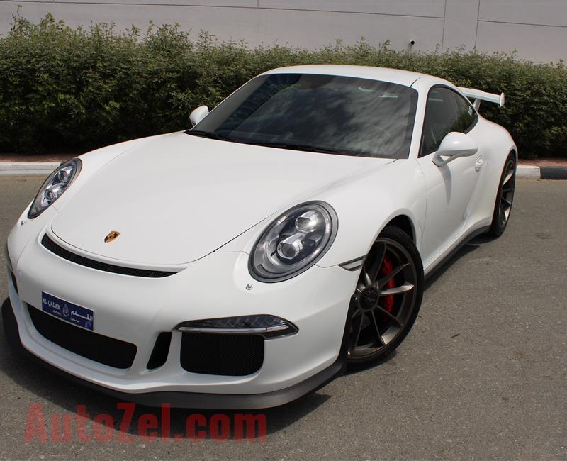 PORSCHE GT3, V6- 2015- WHITE- 39 000 KM- GCC