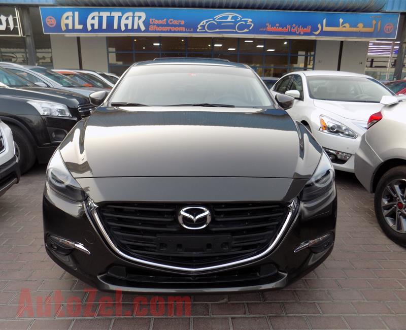 Mazda 3 1.6L 2018 Top of Range - Sunroof - 5 Years / 140K Warranty - Free Service till 60K - 5 Years Finance - Xenon Lights - Touch Start - Cruise - Camera - Fogs - Sensors