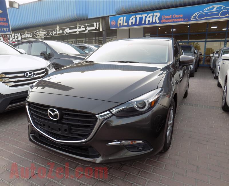 Mazda 3 1.6L 2018 Top of Range - Sunroof - 5 Years / 140K Warranty - Free Service till 60K - 5 Years Finance - Xenon Lights - Touch Start - Cruise - Camera - Fogs - Sensors