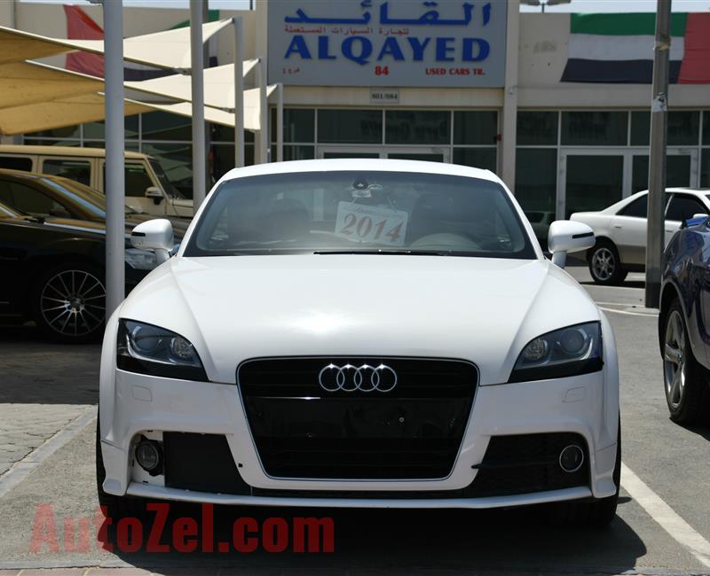 AUDI TT TFSI- 2014- WHITE- 84 000 KM- GCC SPECS