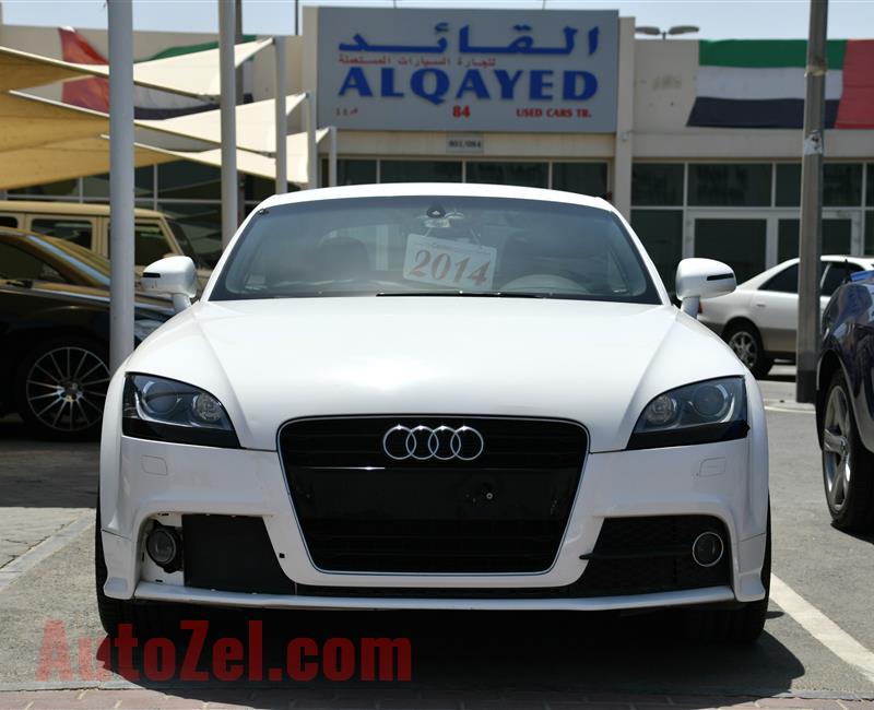 AUDI TT TFSI- 2014- WHITE- 84 000 KM- GCC SPECS