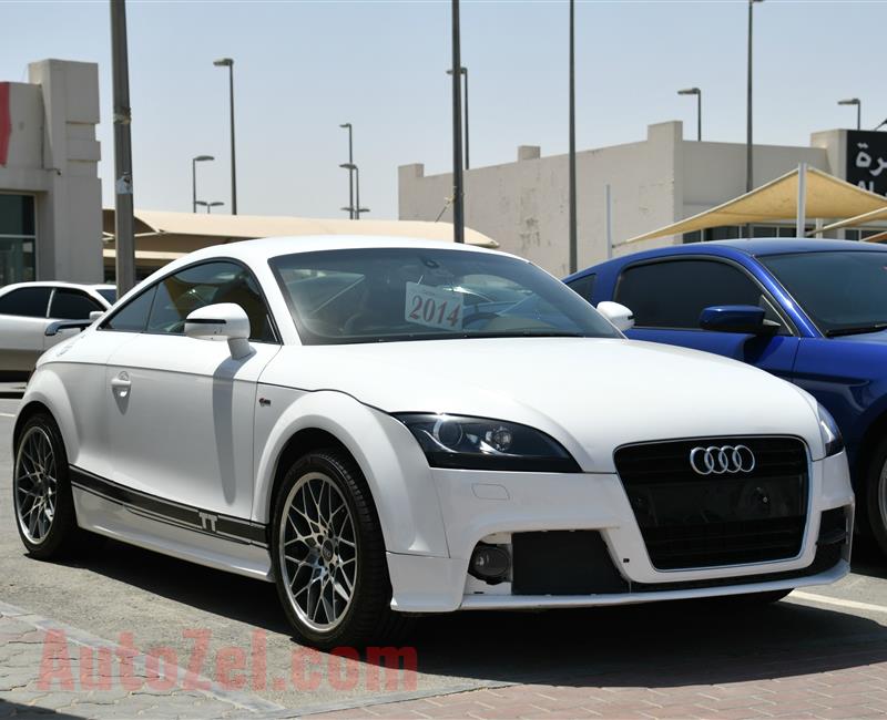 AUDI TT TFSI- 2014- WHITE- 84 000 KM- GCC SPECS