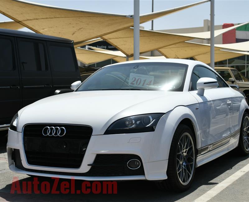 AUDI TT TFSI- 2014- WHITE- 84 000 KM- GCC SPECS