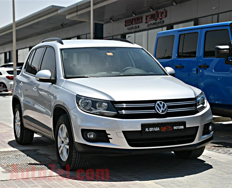 VOLKSWAGEN TIGUAN MODEL 2016 - SILVER - 110,000 KM - V4 - GCC 