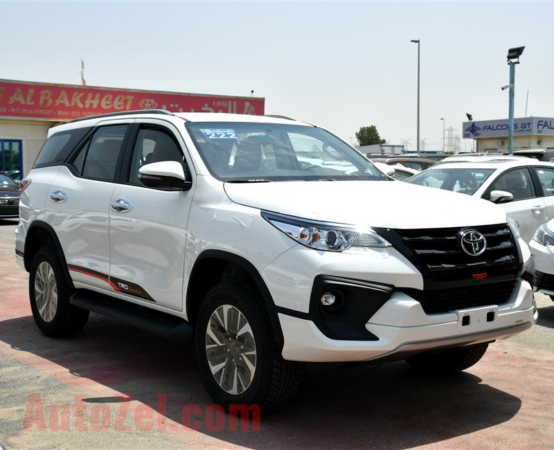 BRAND NEW TOYOTA FORTUNER 2.7, V4- 2019- WHITE-EXPORT- ZERO KM- GCC