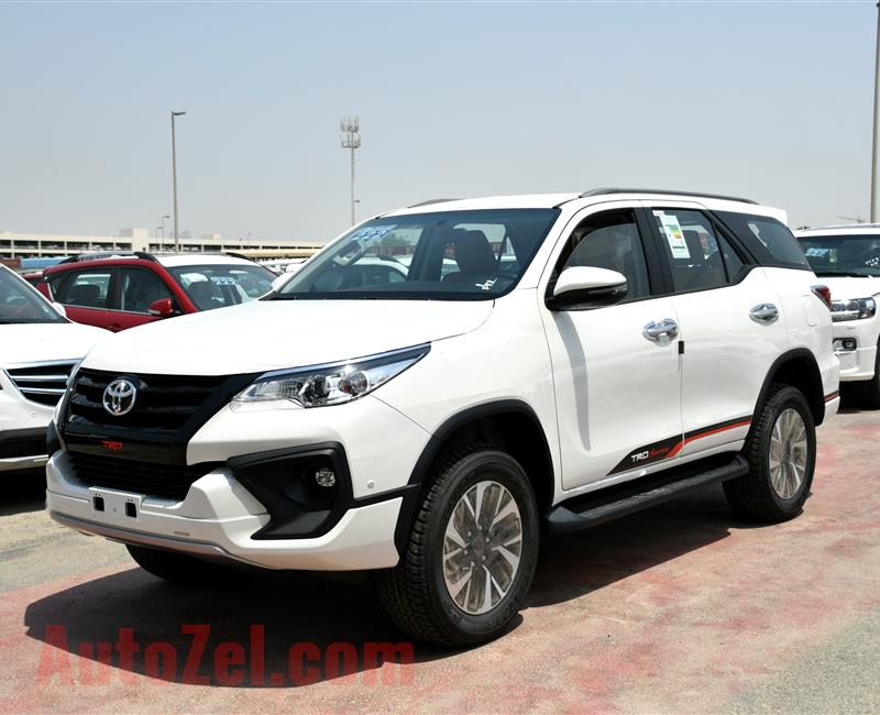 BRAND NEW TOYOTA FORTUNER 2.7, V4- 2019- WHITE-EXPORT- ZERO KM- GCC