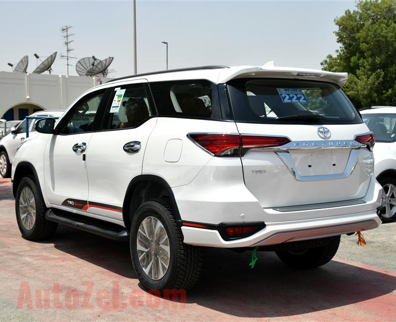 BRAND NEW TOYOTA FORTUNER 2.7, V4- 2019- WHITE-EXPORT- ZERO KM- GCC