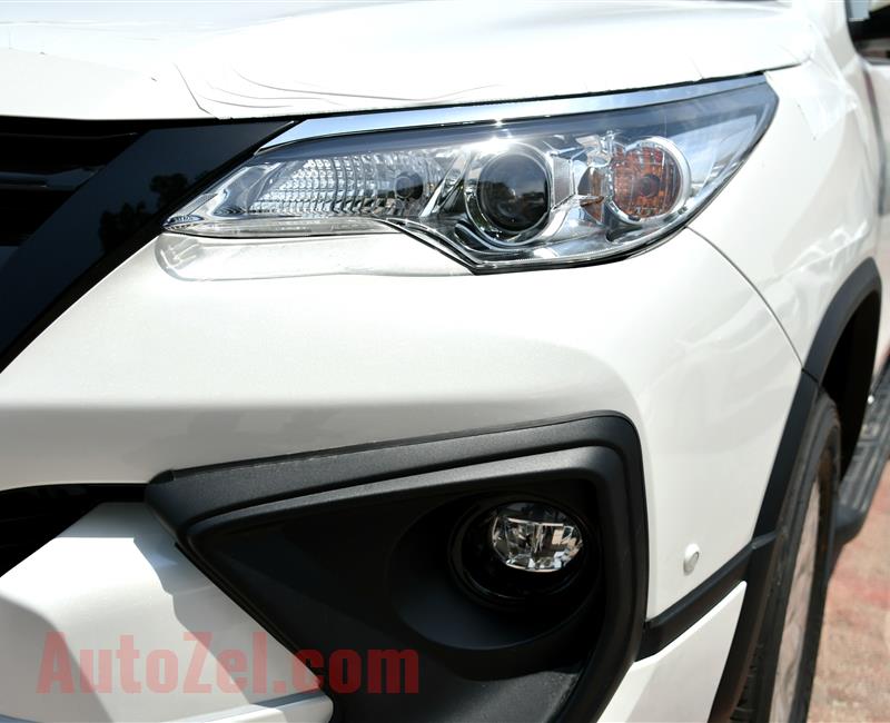 BRAND NEW TOYOTA FORTUNER 2.7, V4- 2019- WHITE-EXPORT- ZERO KM- GCC