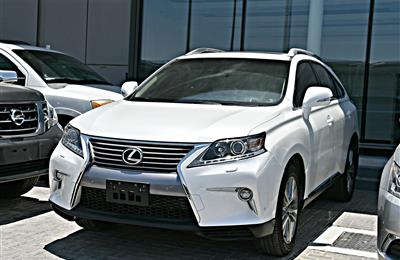 LEXUS RX350 MODEL 2015 - WHITE - 180,000 KM - V8 - GCC 