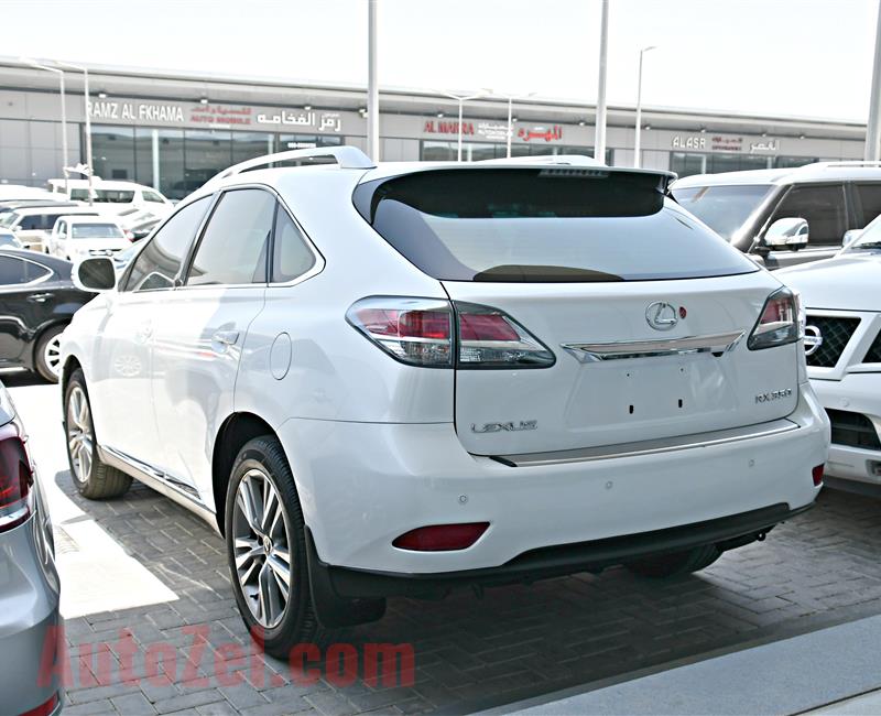 LEXUS RX350 MODEL 2015 - WHITE - 180,000 KM - V8 - GCC 