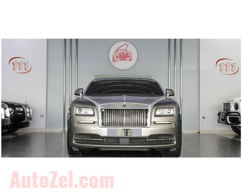 ROLLS ROYCE WRAITH- 2014- GRAY- 18 200 KM- WITH WARRANTY