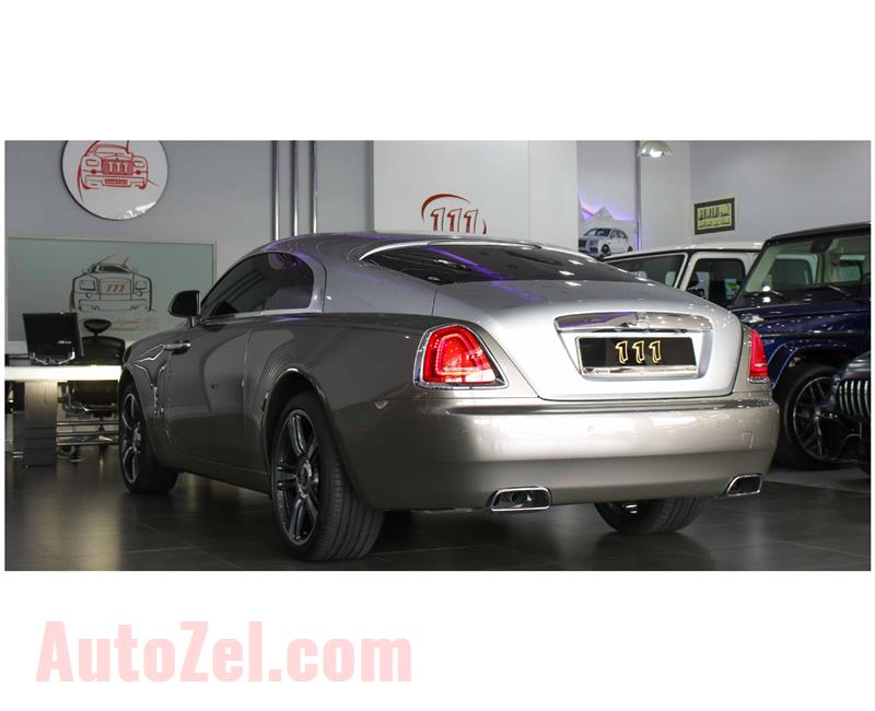 ROLLS ROYCE WRAITH- 2014- GRAY- 18 200 KM- WITH WARRANTY