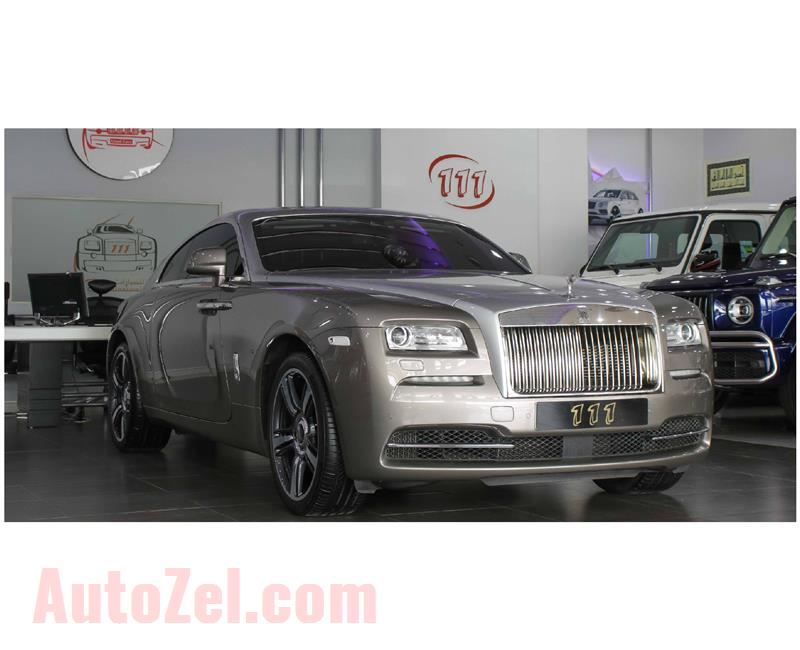 ROLLS ROYCE WRAITH- 2014- GRAY- 18 200 KM- WITH WARRANTY