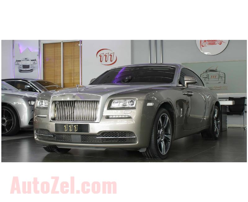 ROLLS ROYCE WRAITH- 2014- GRAY- 18 200 KM- WITH WARRANTY