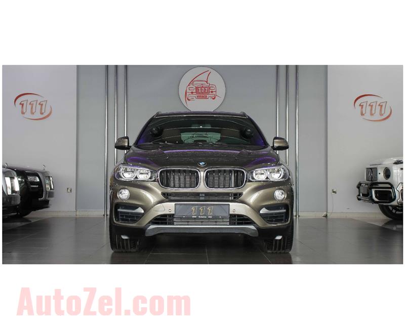 BMW X6 Xdrive 35i 3.0L-V6 / GCC Specifications / Warranty