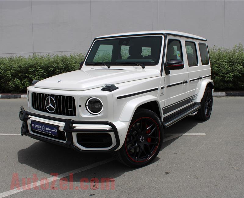 BRAND NEW MERCEDES-BENZ G63 AMG EDITION ONE, V8- 2019- WHITE- ZERO KM- GCC