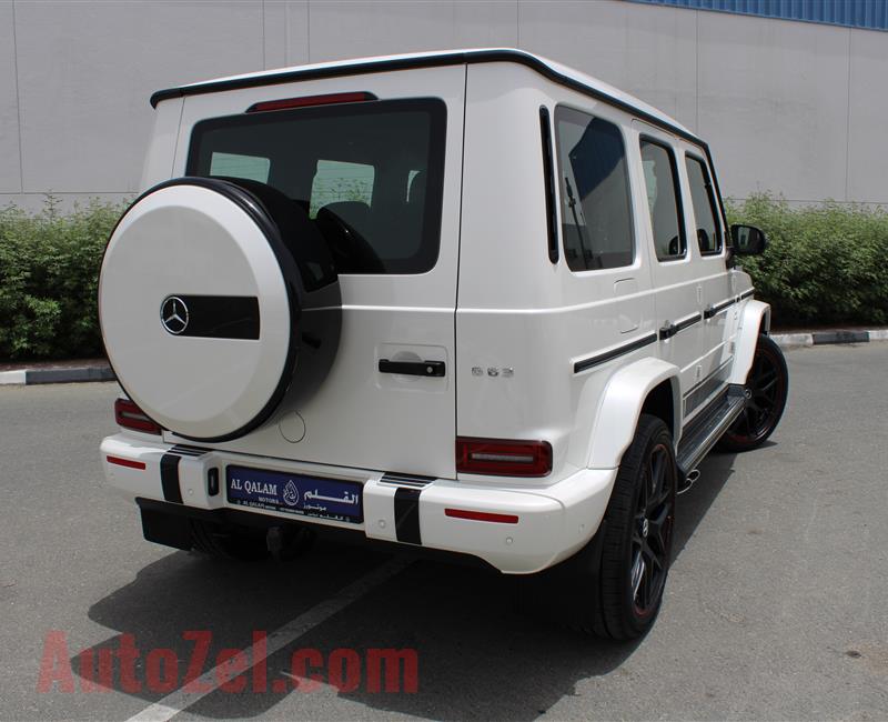 BRAND NEW MERCEDES-BENZ G63 AMG EDITION ONE, V8- 2019- WHITE- ZERO KM- GCC