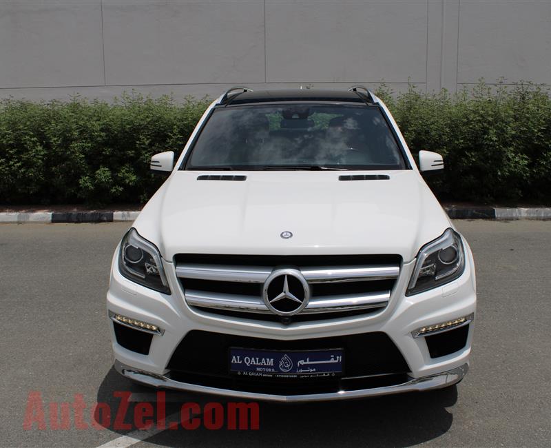 MERCEDES-BENZ GL500 AMG 4MATIC, V8- 2016- WHITE- 55 000 KM- GCC