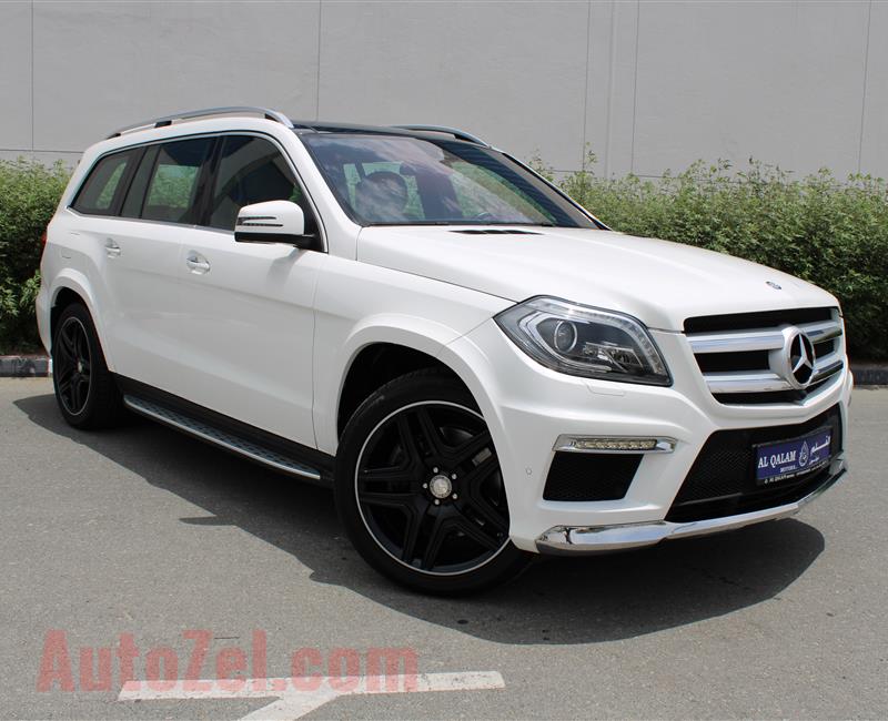 MERCEDES-BENZ GL500 AMG 4MATIC, V8- 2016- WHITE- 55 000 KM- GCC