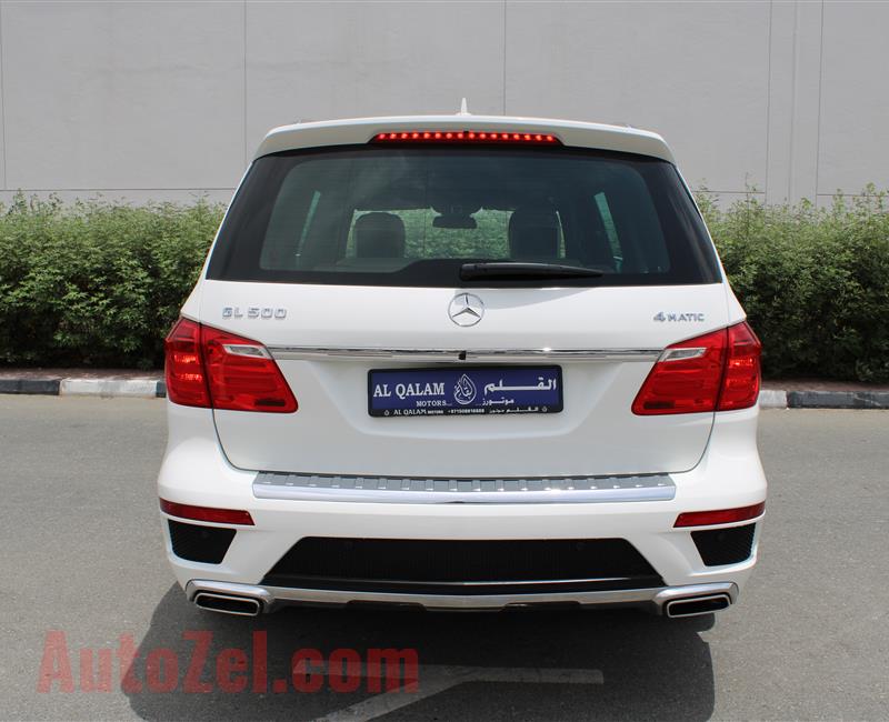 MERCEDES-BENZ GL500 AMG 4MATIC, V8- 2016- WHITE- 55 000 KM- GCC