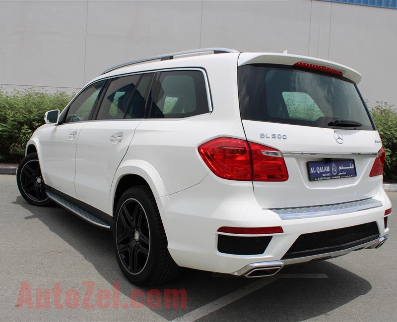 MERCEDES-BENZ GL500 AMG 4MATIC, V8- 2016- WHITE- 55 000 KM- GCC