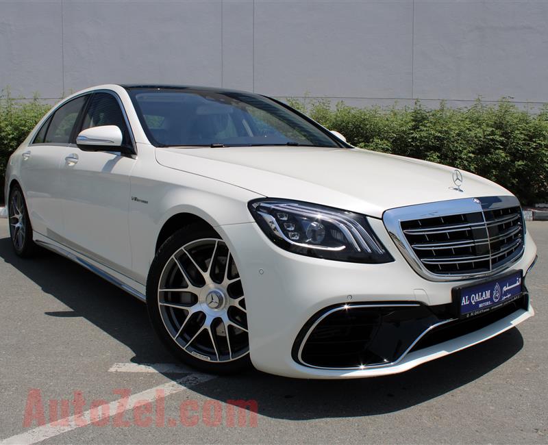 MERCEDES-BENZ S550 AMG, V8- 2016- WHITE- 58 000 KM- AMERICAN SPECS