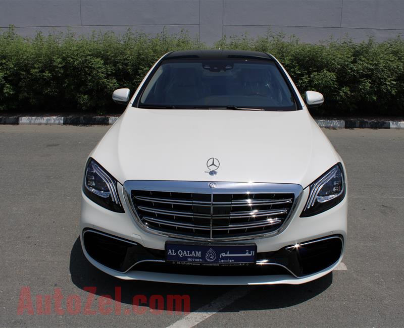 MERCEDES-BENZ S550 AMG, V8- 2016- WHITE- 58 000 KM- AMERICAN SPECS