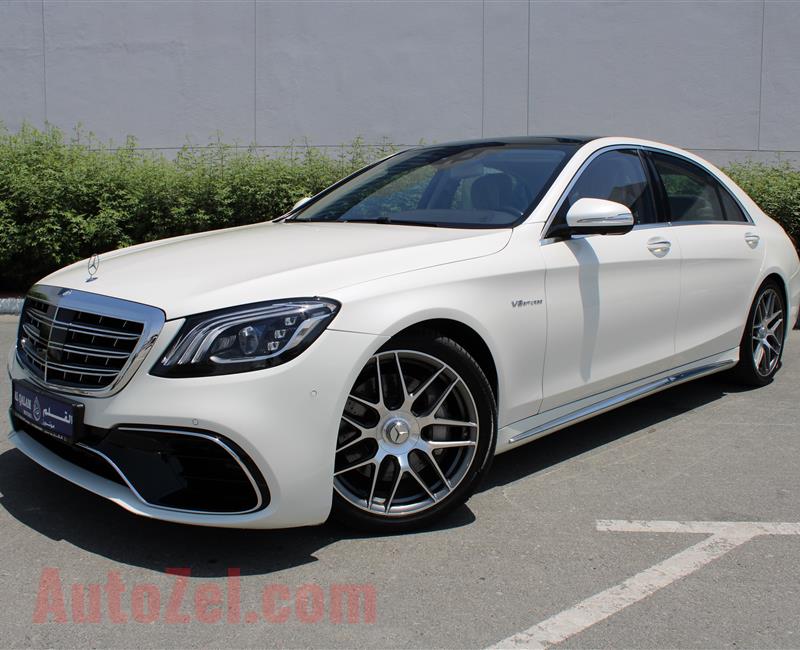 MERCEDES-BENZ S550 AMG, V8- 2016- WHITE- 58 000 KM- AMERICAN SPECS