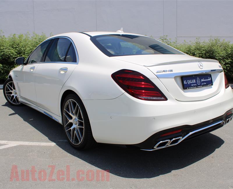 MERCEDES-BENZ S550 AMG, V8- 2016- WHITE- 58 000 KM- AMERICAN SPECS