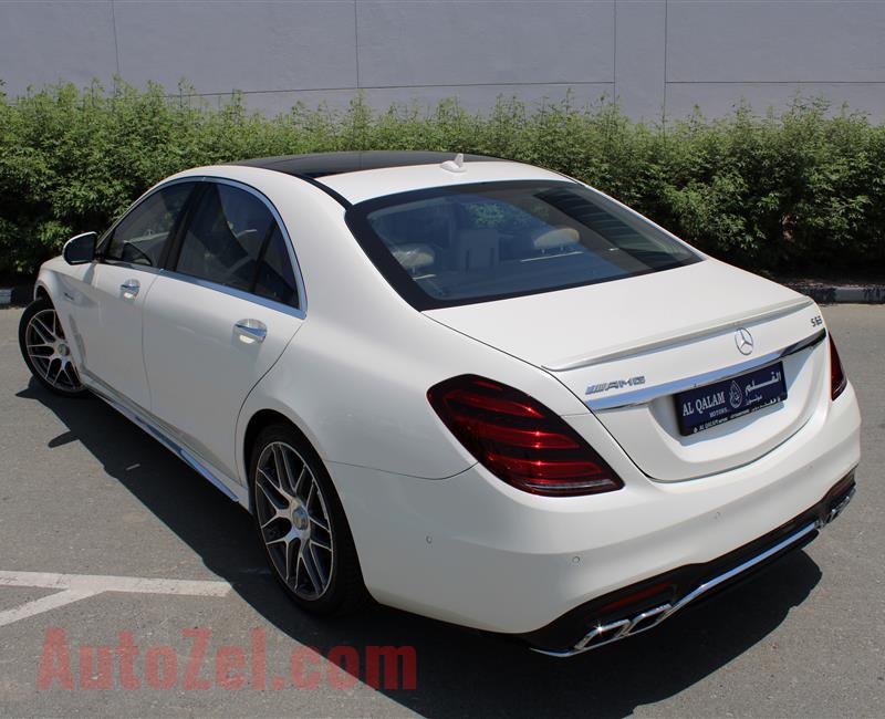 MERCEDES-BENZ S550 AMG, V8- 2016- WHITE- 58 000 KM- AMERICAN SPECS