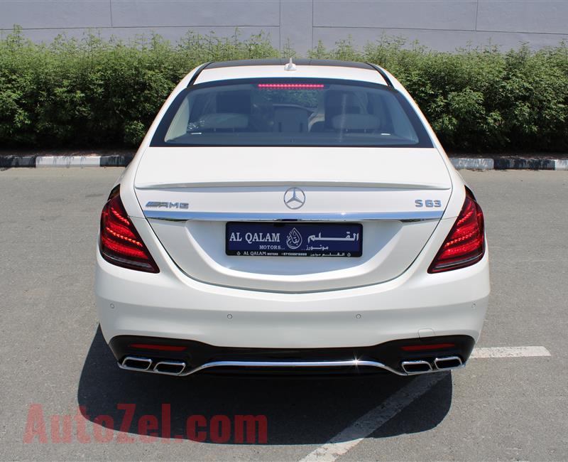 MERCEDES-BENZ S550 AMG, V8- 2016- WHITE- 58 000 KM- AMERICAN SPECS