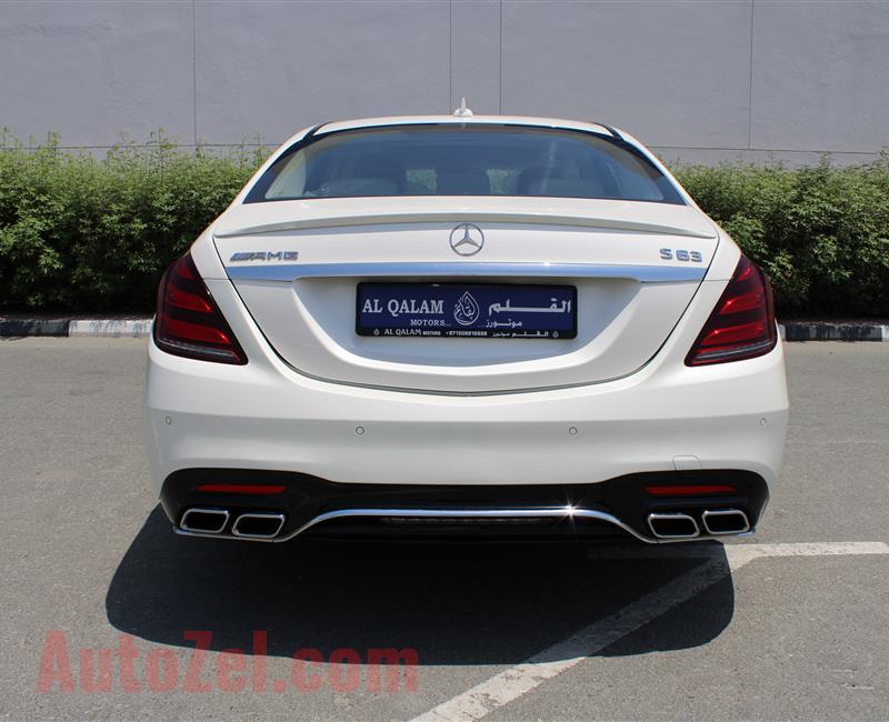 MERCEDES-BENZ S550 AMG, V8- 2016- WHITE- 58 000 KM- AMERICAN SPECS