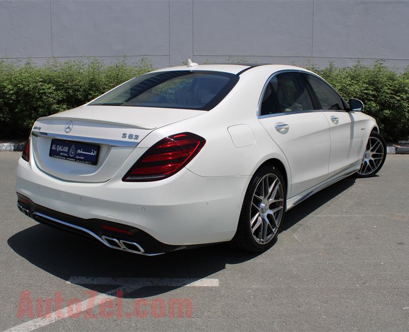 MERCEDES-BENZ S550 AMG, V8- 2016- WHITE- 58 000 KM- AMERICAN SPECS