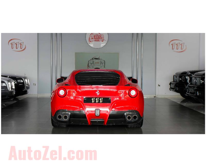 F12 Berlinetta / 6.3 Liter V-12 / GCC Specifications / Warranty