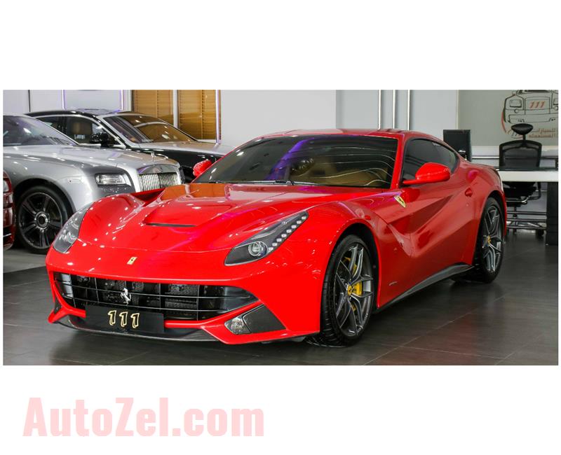 F12 Berlinetta / 6.3 Liter V-12 / GCC Specifications / Warranty