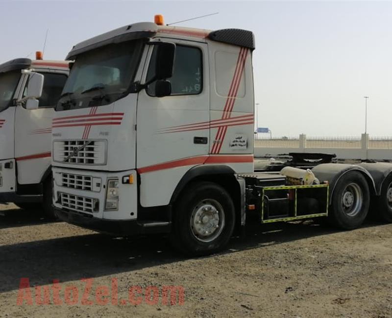 2 Trucks Volvo 6X4 FH 610 for Sell in Dubai Ras Al Khor