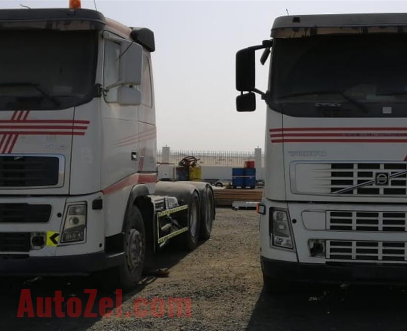 2 Trucks Volvo 6X4 FH 610 for Sell in Dubai Ras Al Khor