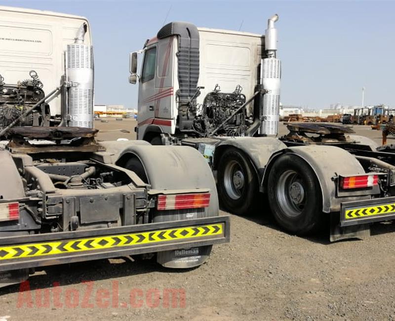 2 Trucks Volvo 6X4 FH 610 for Sell in Dubai Ras Al Khor