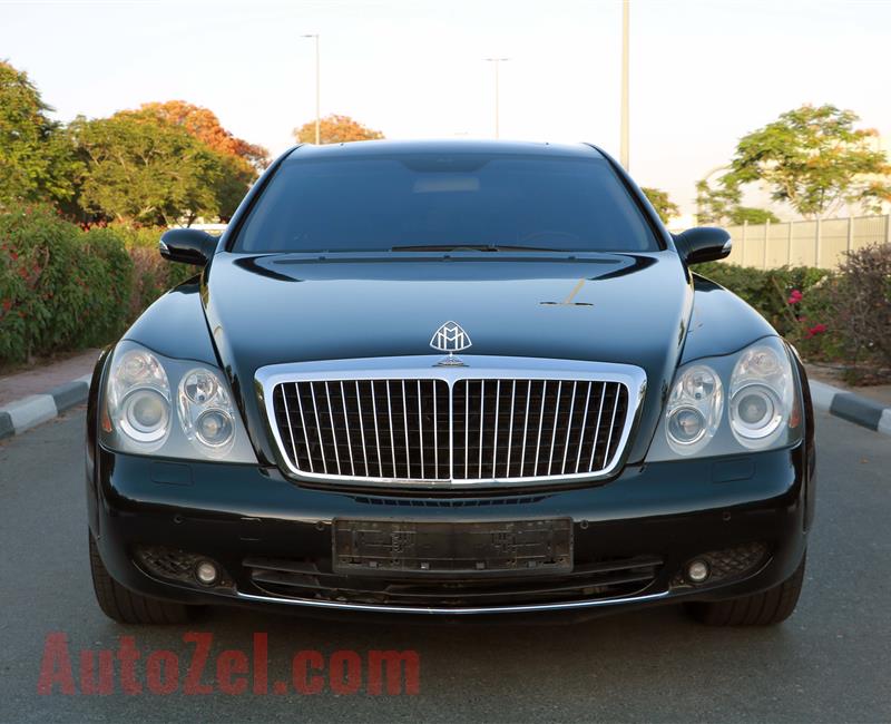 MAYBACH- 2007- BLACK- 56 000 KM- GCC SPECS