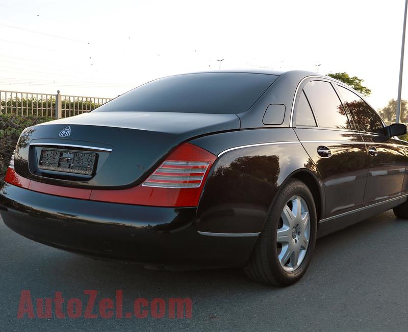 MAYBACH- 2007- BLACK- 56 000 KM- GCC SPECS