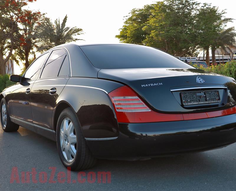 MAYBACH- 2007- BLACK- 56 000 KM- GCC SPECS