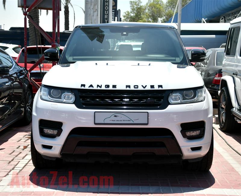 RANGE ROVER SUPERCHARGED, V8- 2014- WHITE- 128 000 KM- CANADIAN SPECS