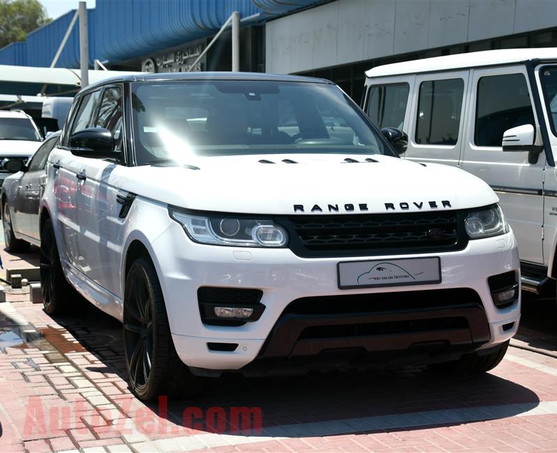 RANGE ROVER SUPERCHARGED, V8- 2014- WHITE- 128 000 KM- CANADIAN SPECS