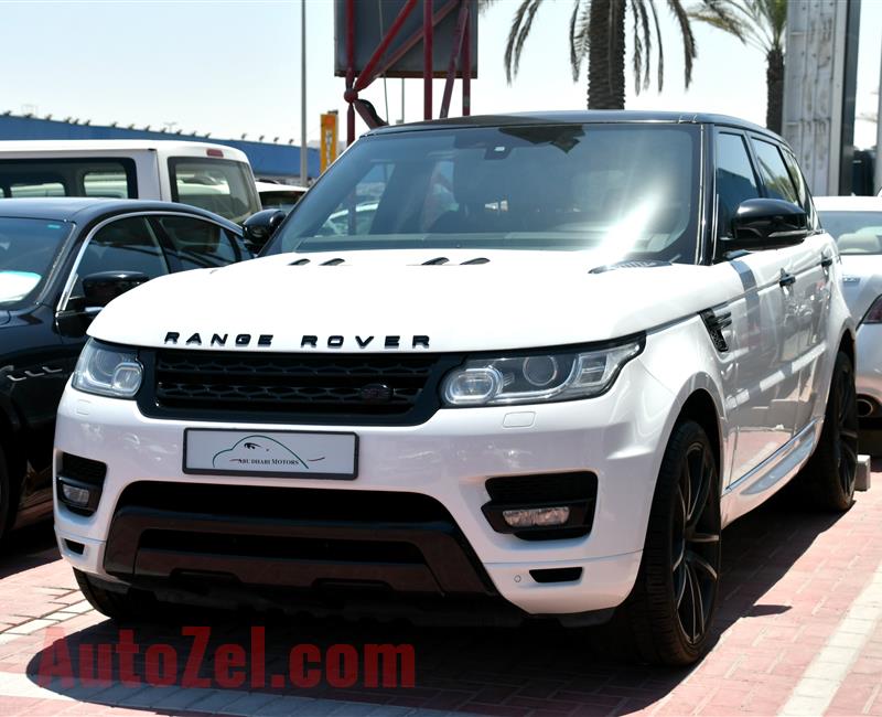 RANGE ROVER SUPERCHARGED, V8- 2014- WHITE- 128 000 KM- CANADIAN SPECS