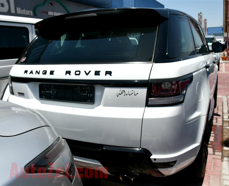 RANGE ROVER SUPERCHARGED, V8- 2014- WHITE- 128 000 KM- CANADIAN SPECS