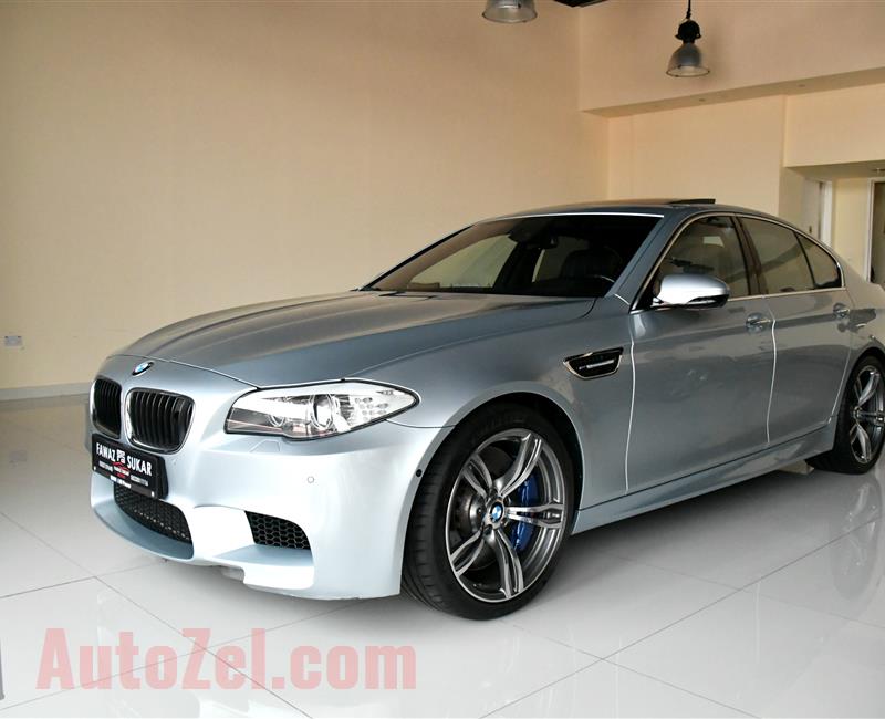 BMW M5, V8- 2013- SILVER- 128 000 KM- GCC