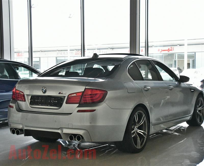 BMW M5, V8- 2013- SILVER- 128 000 KM- GCC