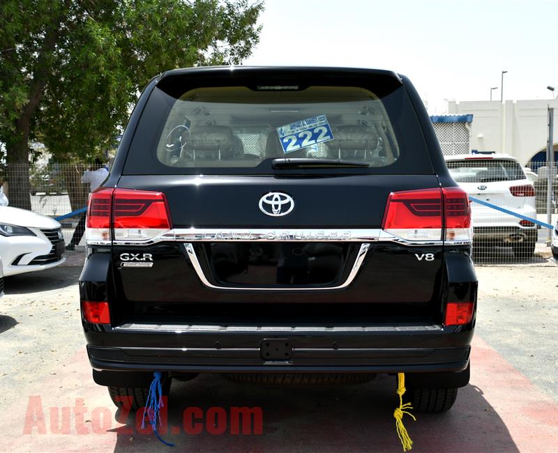 BRAND NEW TOYOTA LAND CRUISER GXR, V8- 2019- BLACK- ZERO KM- GCC