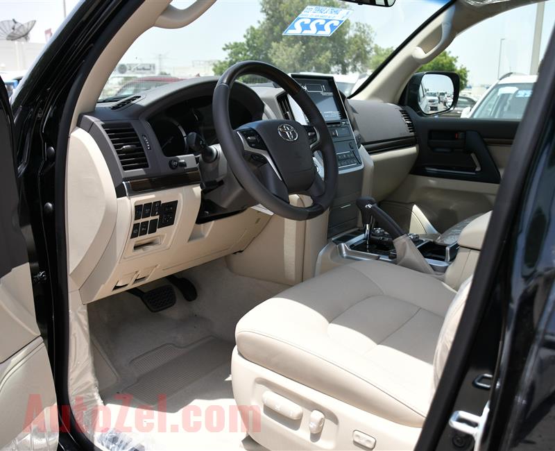 BRAND NEW TOYOTA LAND CRUISER GXR, V8- 2019- BLACK- ZERO KM- GCC