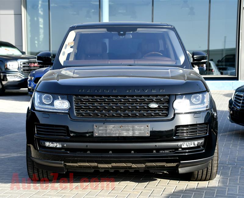 RANGE ROVER AUTOBIOGRAPHY- 2015- BLACK- 60 000 KM- GCC SPECS